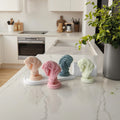 Horse Head Aromatherapy Candle Silicone Molds Diy Animal Plaster Decorations Handmade Soap Gum Dropping Gypsum Candle Moulds