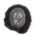 2/4/6/8/10mm Afro Hair Toupee for Black Men Hair Replacement PU With Soft Skin Hairpiece 130% Density
