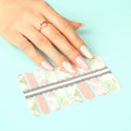2026 Factory Price New Arrival Popular butterfly Nail Polish Stickers Latest Style Nail Wraps