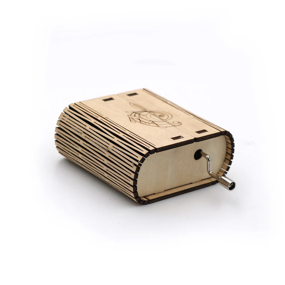 Happy Birthday Music Box Hand Made Wooden Music Box