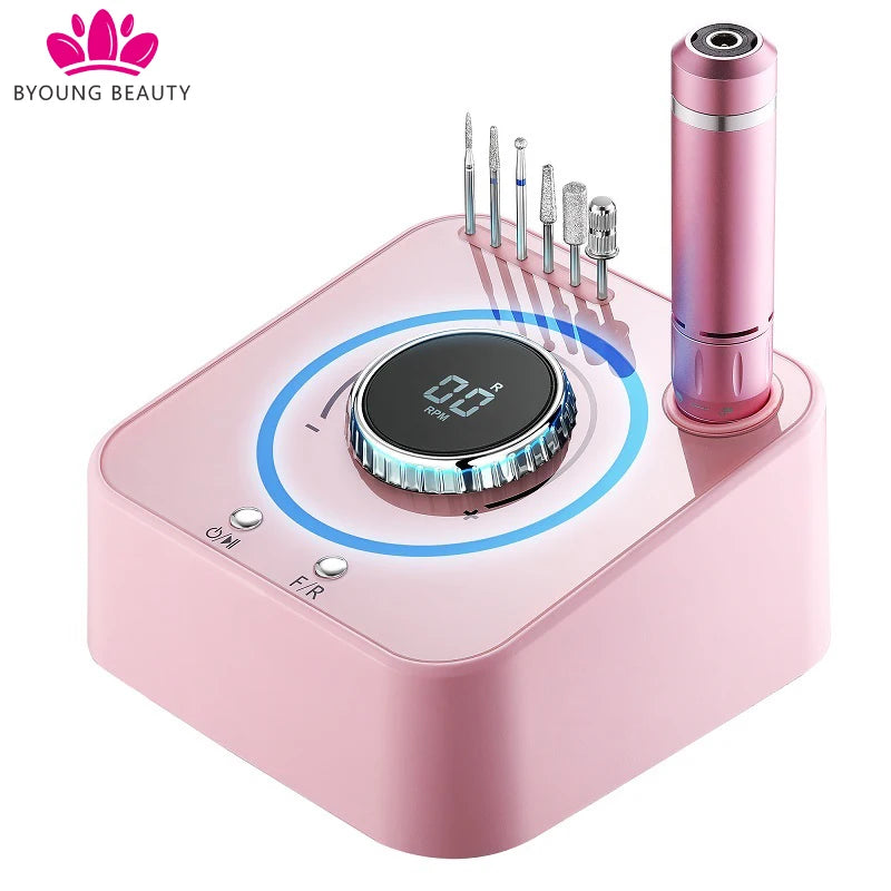 Strong White Non Rechargeable Portable High Speed Electric Nail Care Art Tools and Sander Equipment Accessories Suppliers
