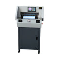 ZEQUAN Heavy Duty Automatic Electric Paper Cutter Machine A3/A4 3 Independent Motors 0.2mm Accuracy Hydraulic+Mechanical 60mm