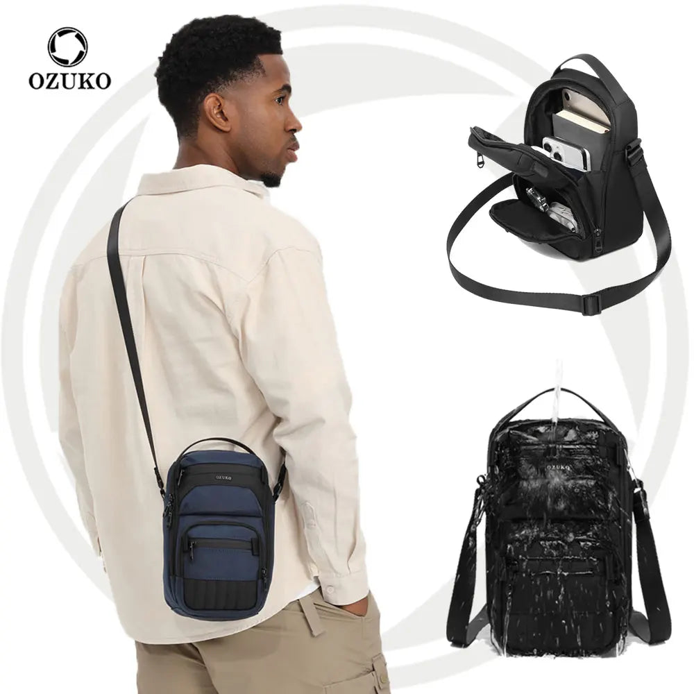 For 9815 Men's Waterproof Shoulder Crossbody Messenger Bag Custom Logo Oxford Outdoor Sports Fashion Durable All Seasons