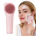 Portable Ultrasonic Electric Sonic Face Brush Massager Home Use Beauty Cleaner for Facial Cleaning Portable Face Brush