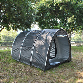 CZX-554 Attachable Bike Storage Tent Outdoor Storage Shed Cover Connectable Bicycle Storage Shed