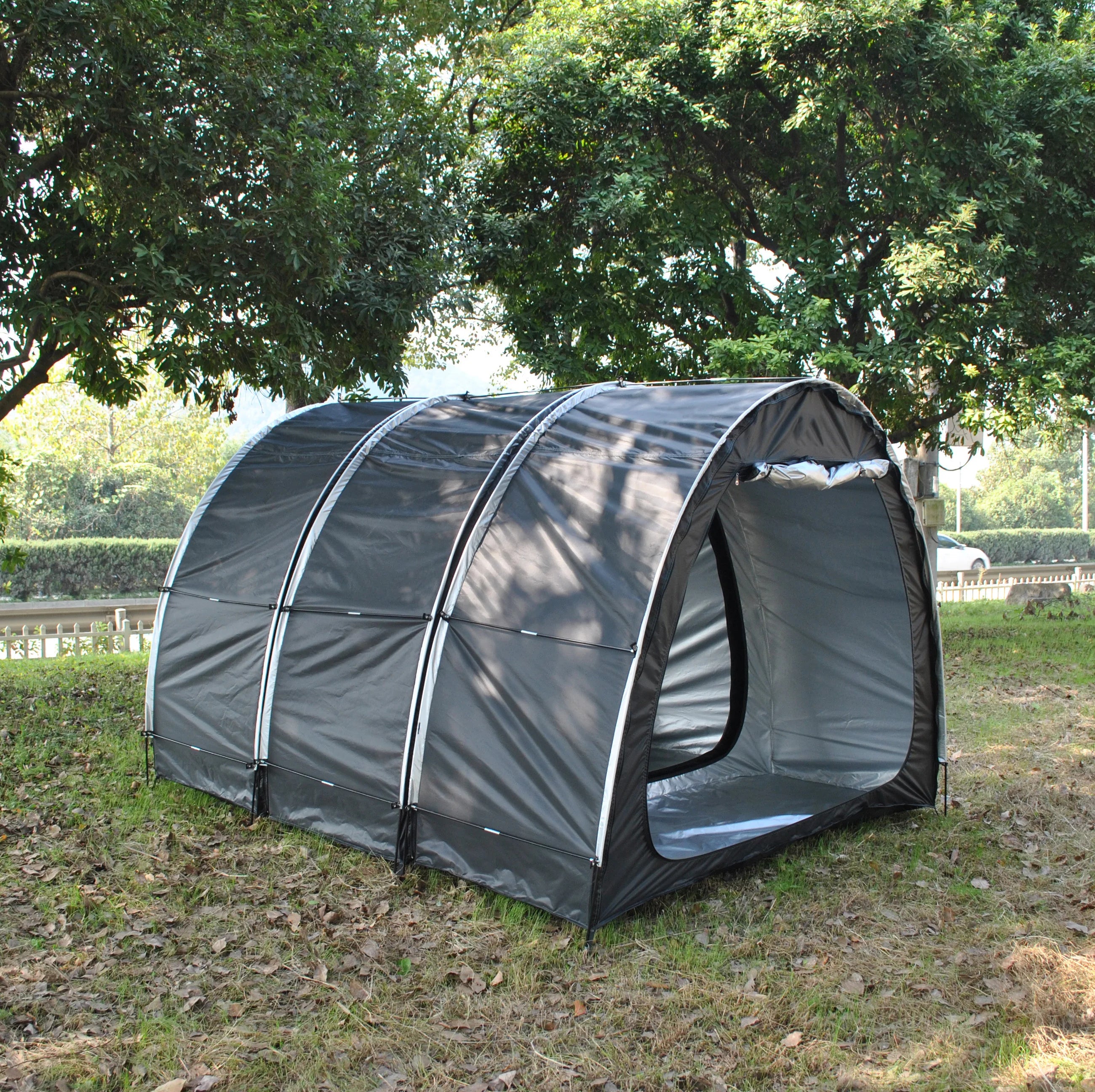 CZX-554 Attachable Bike Storage Tent Outdoor Storage Shed Cover Connectable Bicycle Storage Shed