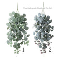 ZW220019 LUCKYGOODS 75cm Hanging Super Realistic Artificial Plant Flower bunch Leaves for Indoor Home Decoration