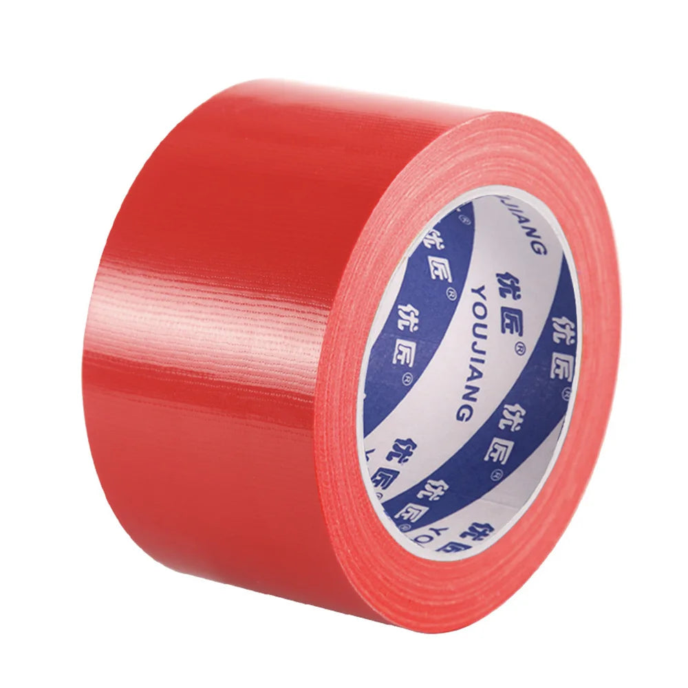 UJANG Single Sided Acrylic Adhesive Multipurpose for Pipe Sealing and Masking Easy-to-Tear PE Fabric Cloth Duct Tape