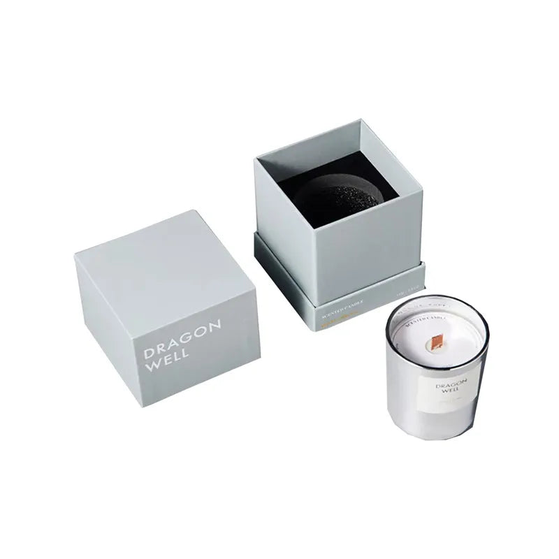 Wholesale Luxury Custom Candle Packaging Boxes Empty Candle Jars Vessels with Lid and Boxes Packaging