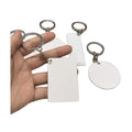 Customized Vintage Fashion Metal Tag Key Chain Irregular Shape Waterproof Pet Photo Picture Tag DIY Logo Blank Metal Hanging Tag