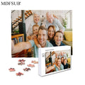 MDFSUB High Quality 60-Piece Eco-Friendly Wooden Sublimation Jigsaw Puzzle Custom 3mm Thick Home Decor Business Gift