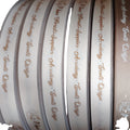 Gift Printing 100% Polyester Satin Ribbon Roll High Tenacity Custom Logo Factory Wholesale
