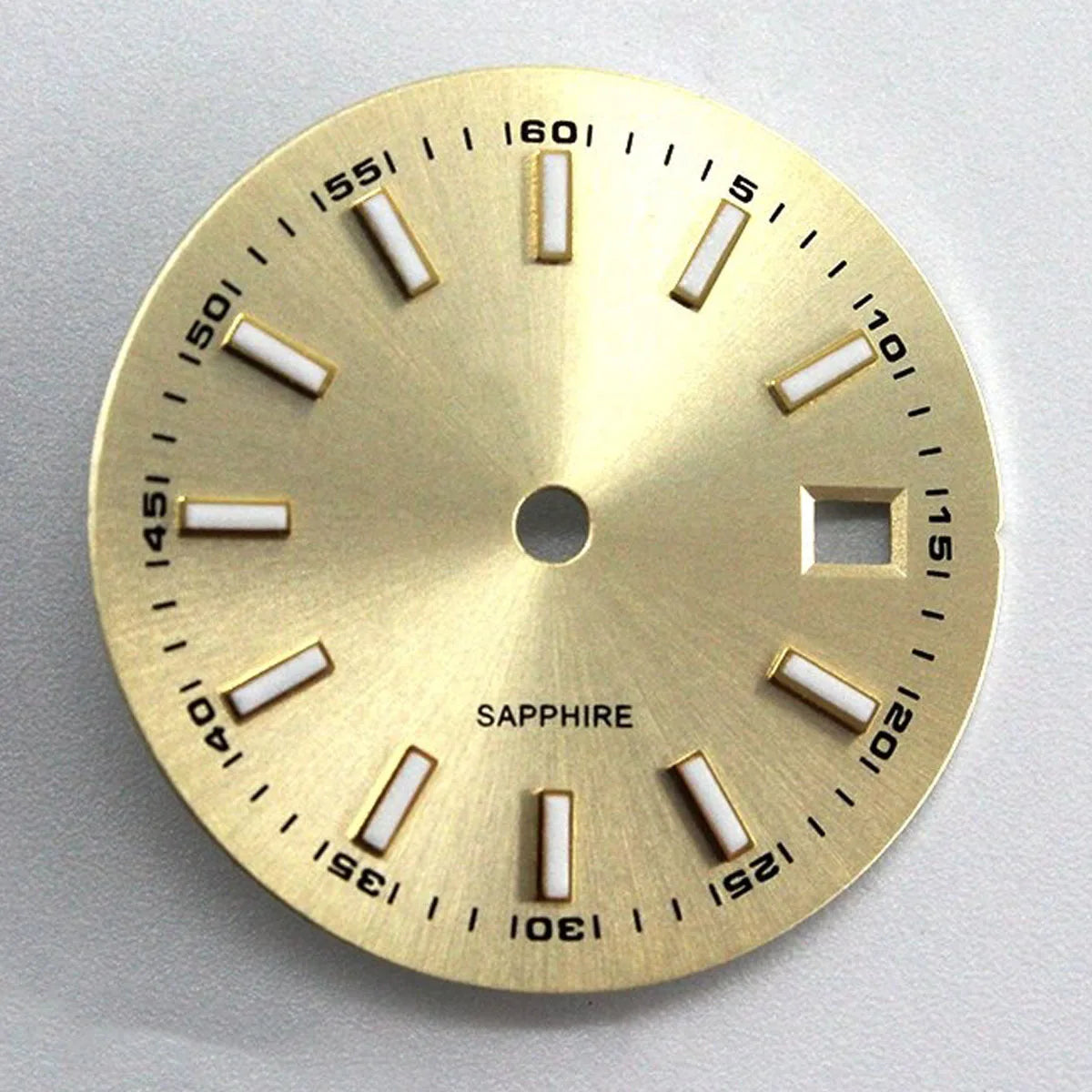 Watch Accessories Ornament Accessories Gold Sun Print Literal Dial Luminous Scale ADAPTS Mechanical Quartz Movement