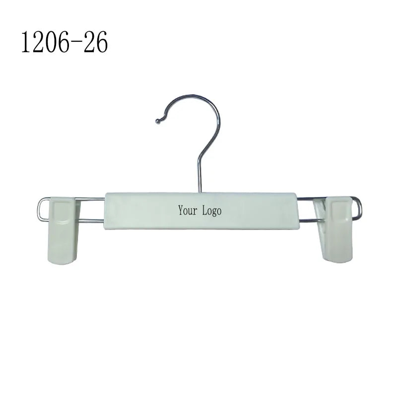 Wholesales Good Quality Plastic Pants Hangers with Clips for Garment Shops