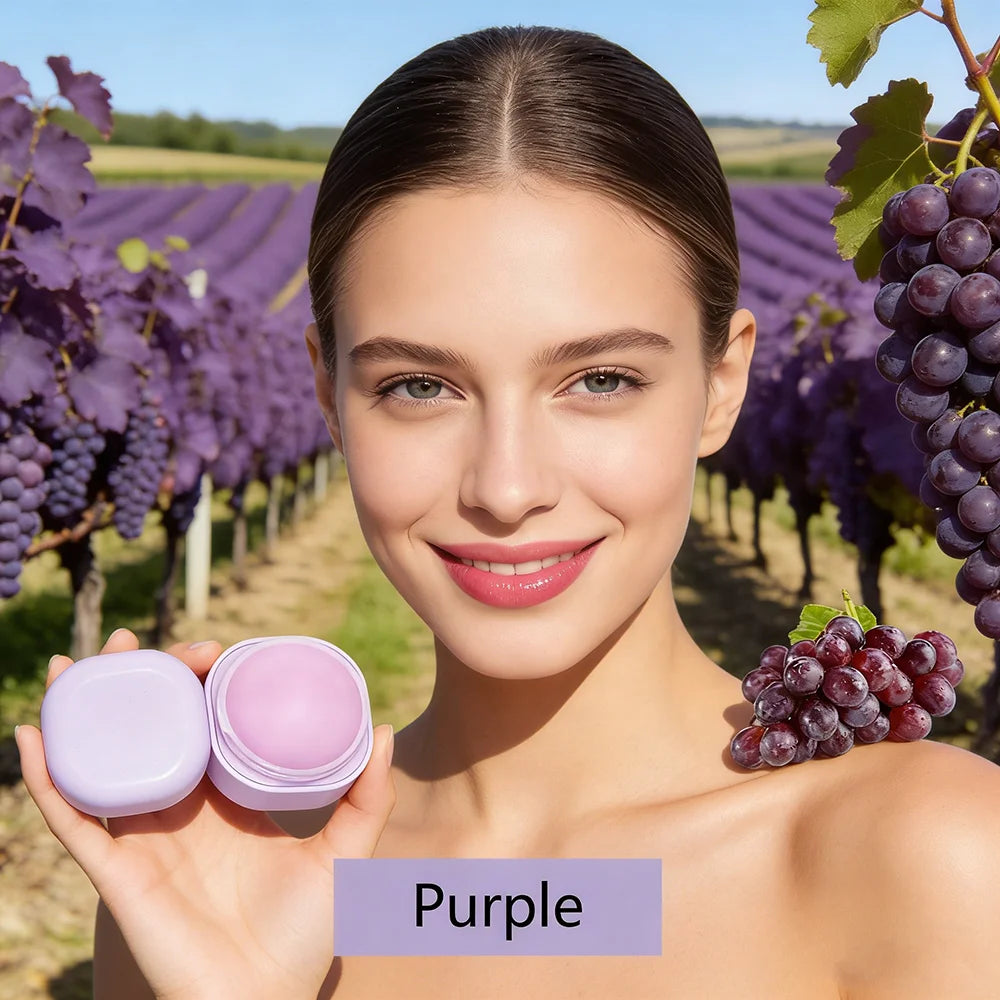Vegan 2-in-1 Fruit Lip Scrub and Organic Lip Balm Custom Logo Private Label Moisturizing and Natural Makeup
