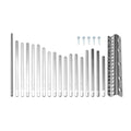 17 Keys Kalimba DIY Set Steel Keys Lettering Kalimba Keyboard Musical Instrument Replacement Supplies