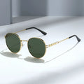 2025 Hot Sale Colorful Fashion Round Women Men Retro Sunglasses Small Size Black Round Sunglasses for Men