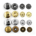1000 Sets/bag 8/10/12.5/15 mm Metal Snap Fastener Buttons 831 Snaps Jacket Buttons Clothing Sewing Leather Rivets Buckle