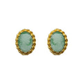 French Vintage Elegant High Sense Court Earrings Carved Cameo Head on Sterling Silver Trendy Style Party Gift for Ladies