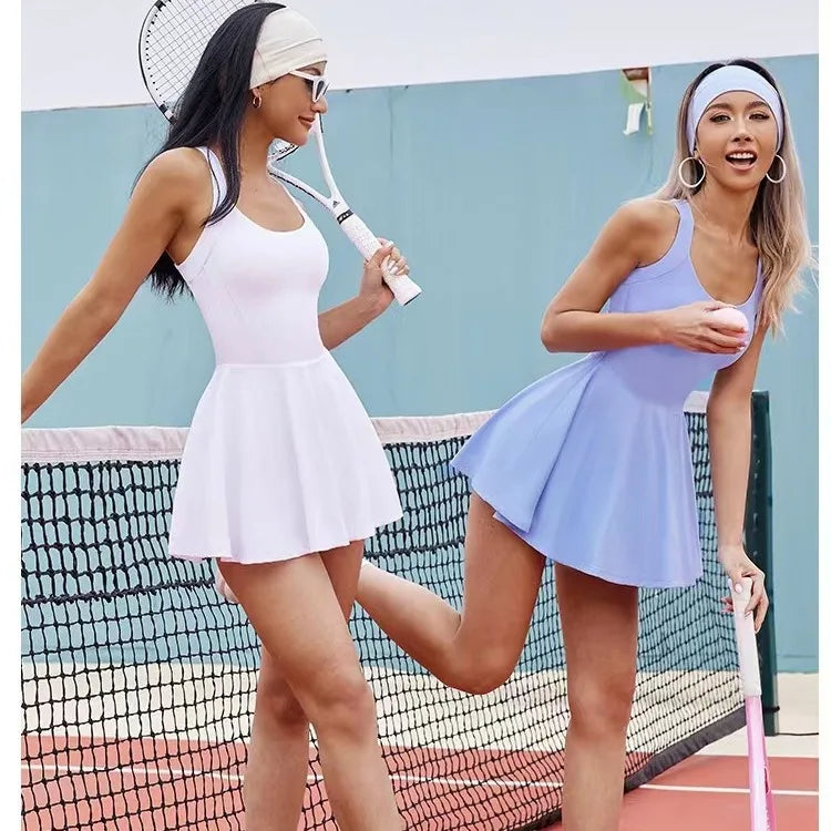Gym Fitness Sports Athletic Baseball Clothes Women Girls Skirts Yoga Tennis Wear Skirts Fitness Sport Set for Women