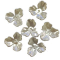 Multicolor Flower Shaped Loose Pearls Handmade Beads  for Necklace Earring Jewelry Making