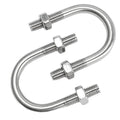 U Bolt 304 Stainless Steel U Bolt U Tube Clamp Clamp Fixed Buckle Mount M12M16M20M24 Bolt Fasteners Accept Customization