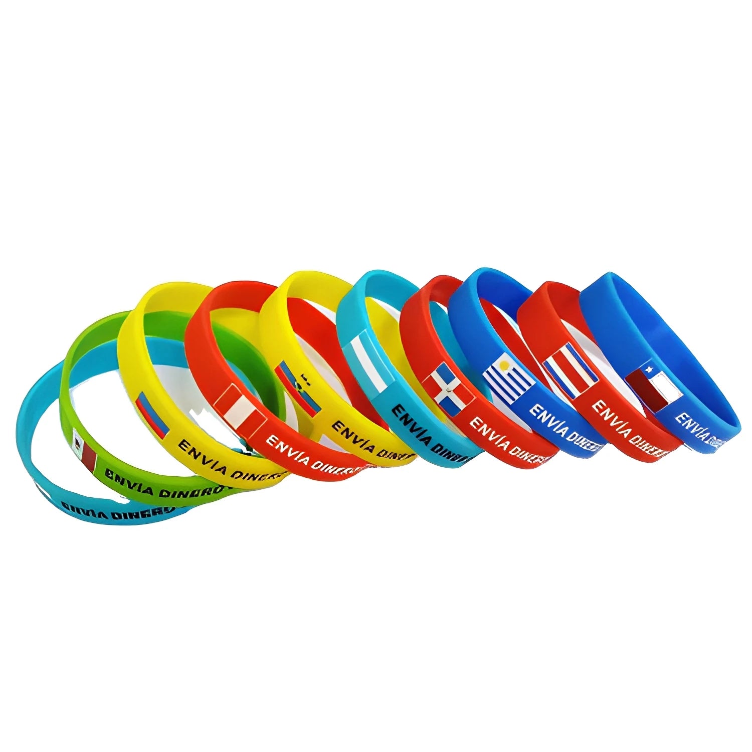 High Quality Custom Logo Waterproof Silicone Wristband Motivation Quotes Promotional Novelty Gift