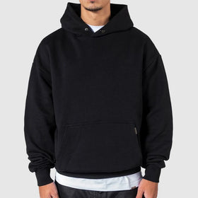 Men's Hoodies Custom Printing Oversize 100%Cotton High Weight Blank Pullover Streetwear Regular ODM Eco-Friendly Breathable
