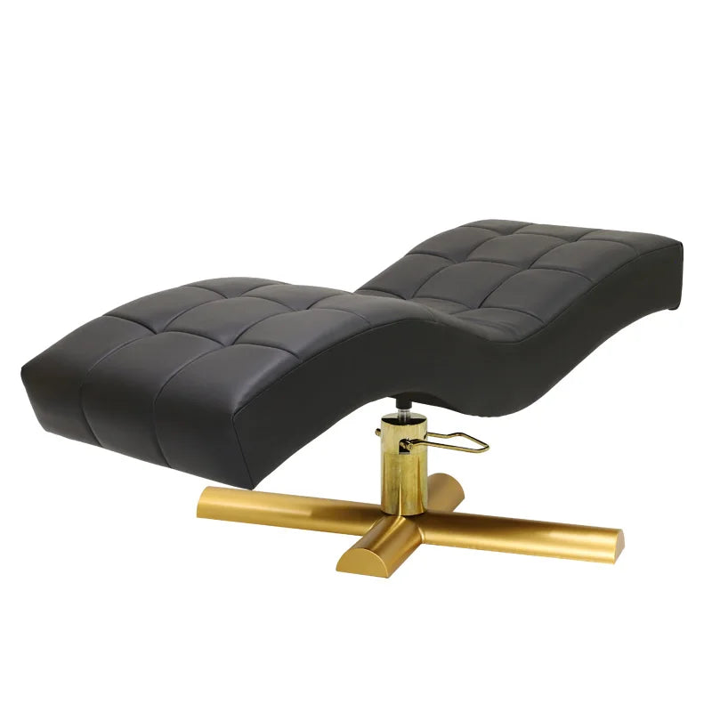 High-End Portable Curved Eyelash Line Facial Massage Bed Beauty Salon's Special Adjustable Head Bed with Hydraulic Lift Feature
