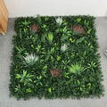 1m*1m UV Protected Indoor-Outdoor Artificial Boxwood Top Fence Decorative Flowers Plants Home Background Wall Grass Privacy Leaf