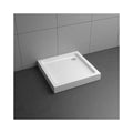 Shower Tray Cupc European Abs square 13.5cm Deep Adjustable Anti slip Corner Base for Bathroom Wet Room Walk in Shower Cabin