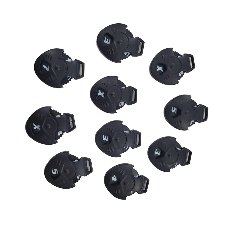 Customized Golf Accessories ABS Golf Plastic Rolling Number Tag for Golf Wood Hybrid Headcover