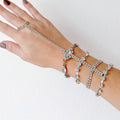 European and American Summer Bridal Rhinestone Hand Chain - Cross-Border Fashion Street Style Zircon Stone Jewelry