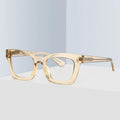 Blue Light Blocking Spectacles Frame TR90 Women Chunky Eye Glasses Frame for Myopic Prescriptions Square Optical Eyeglasses