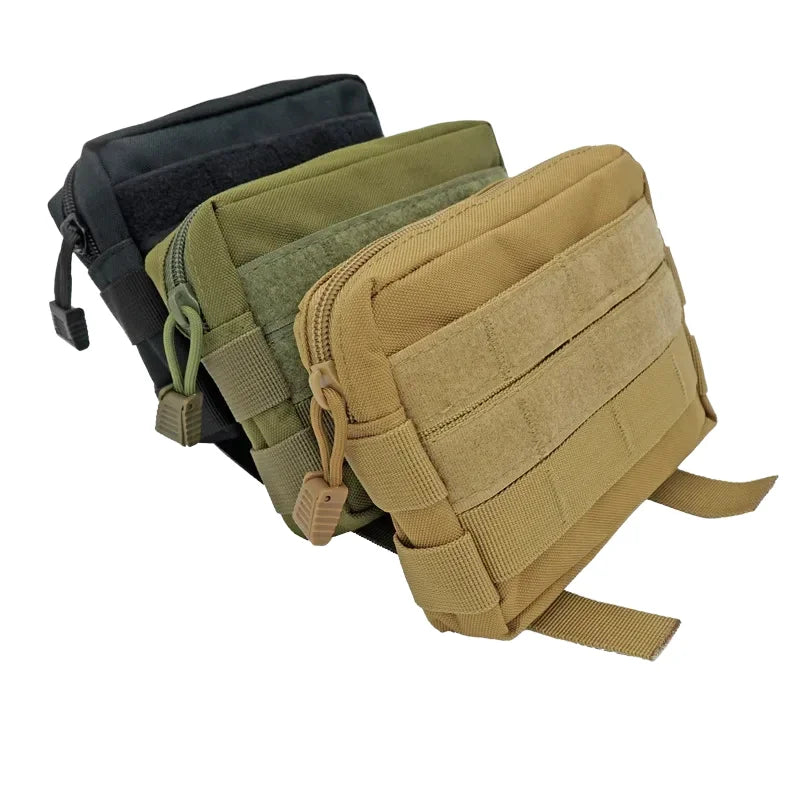 CXXM Camping Mountaineering Accessories Durable Tactical Molle Waterproof Foldable Portable Small Utility EDC Tool Bag Nylon