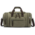Custom Logo Expandable Large Functional Travel Luggage Shoulder Bag Weekender Overnight Gym Canvas Duffel Bags for Men