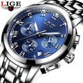LIGE Watch 9810 Hot Sale Luxury Top New Male Sport Wristwatches Reloj Hombre Business Quartz Watches Men Wrist Erkek Kol Saati
