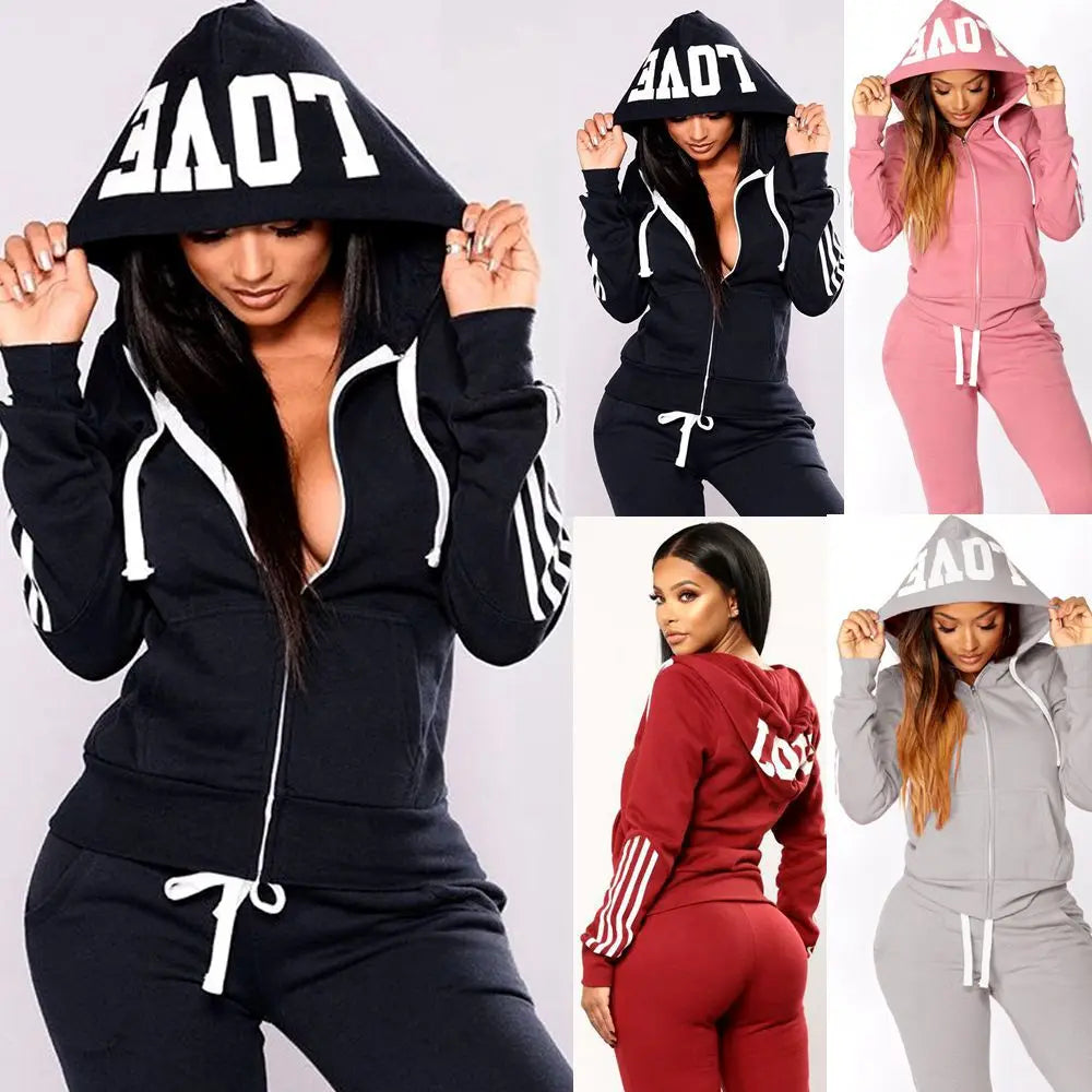 2025 Women's Hooded Sweatshirt Pullover Zipper Casual Knitted Silk Embroidered Printed Logo Autumn New Alphabet Design Back