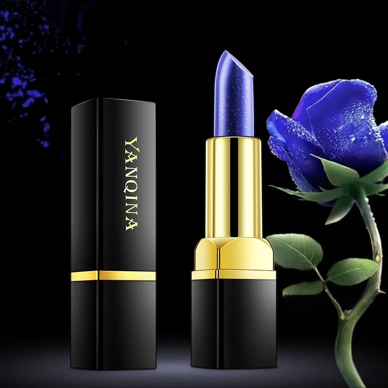Makeup Lipsticks Rose Velvet Temperature Change Lipstick Blue Mineral Stick Lipstick Private Label Matte Lip Stick 3pcs