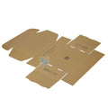 Cosmetic Skin Care Product Outer Package Customised Shipping Kraft Brown Paper Packing Box for Packaging Orders
