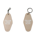 Custom logo Promotional Blank Plastic Classic Motel Keychains