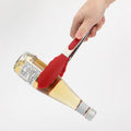 7-Inch & 9-Inch Silicone Food Clips Insulated Stainless Steel BBQ Tongs and Bread Clips Utensils for Cooking