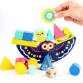 Wooden Educational Toys Kids Cartoon Animal Balance Stacked Building Blocks DIY Combination Desktop Toys Puzzle Game Wholesale