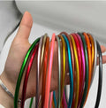 Zooying Bohemian PVC Silicone  Buckle Necklace Summer Candy Color Jelly Necklace