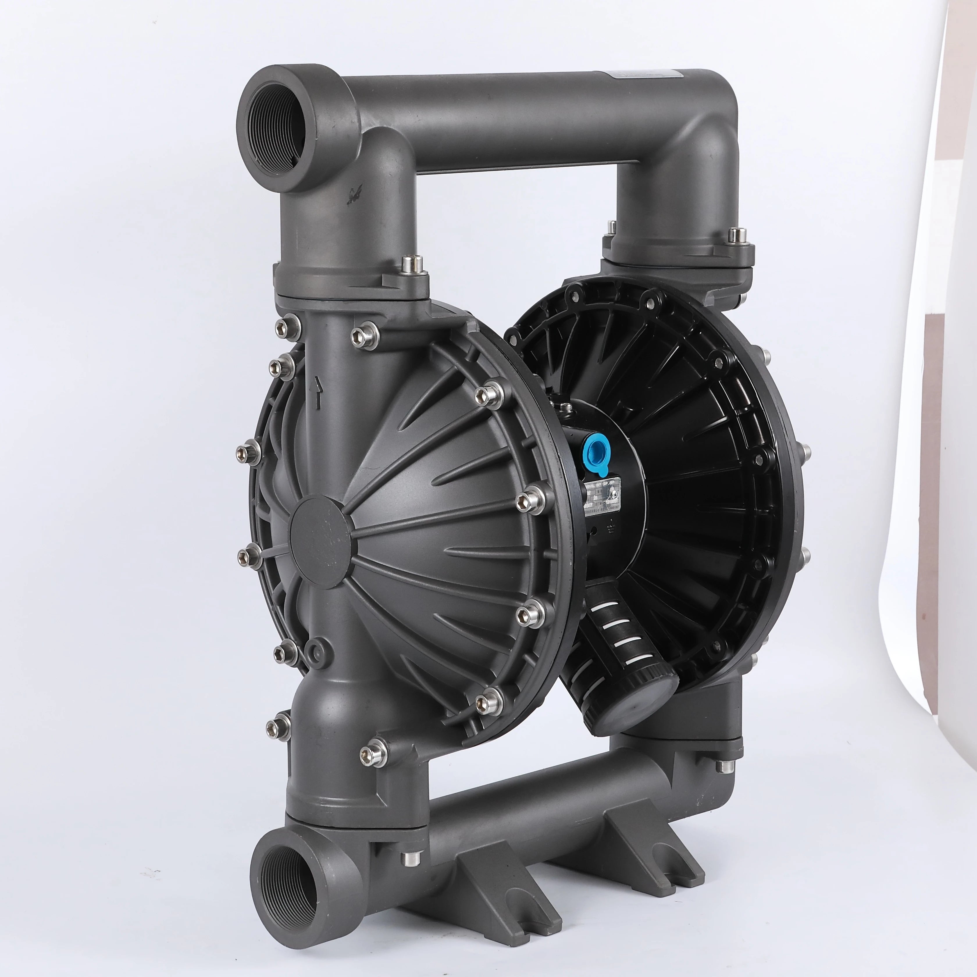 HY2'' Pneumatic Diaphragm Pump Aluminum Alloy Fuel Air Operated for Abrasion Resistance Industry by AL Sweage
