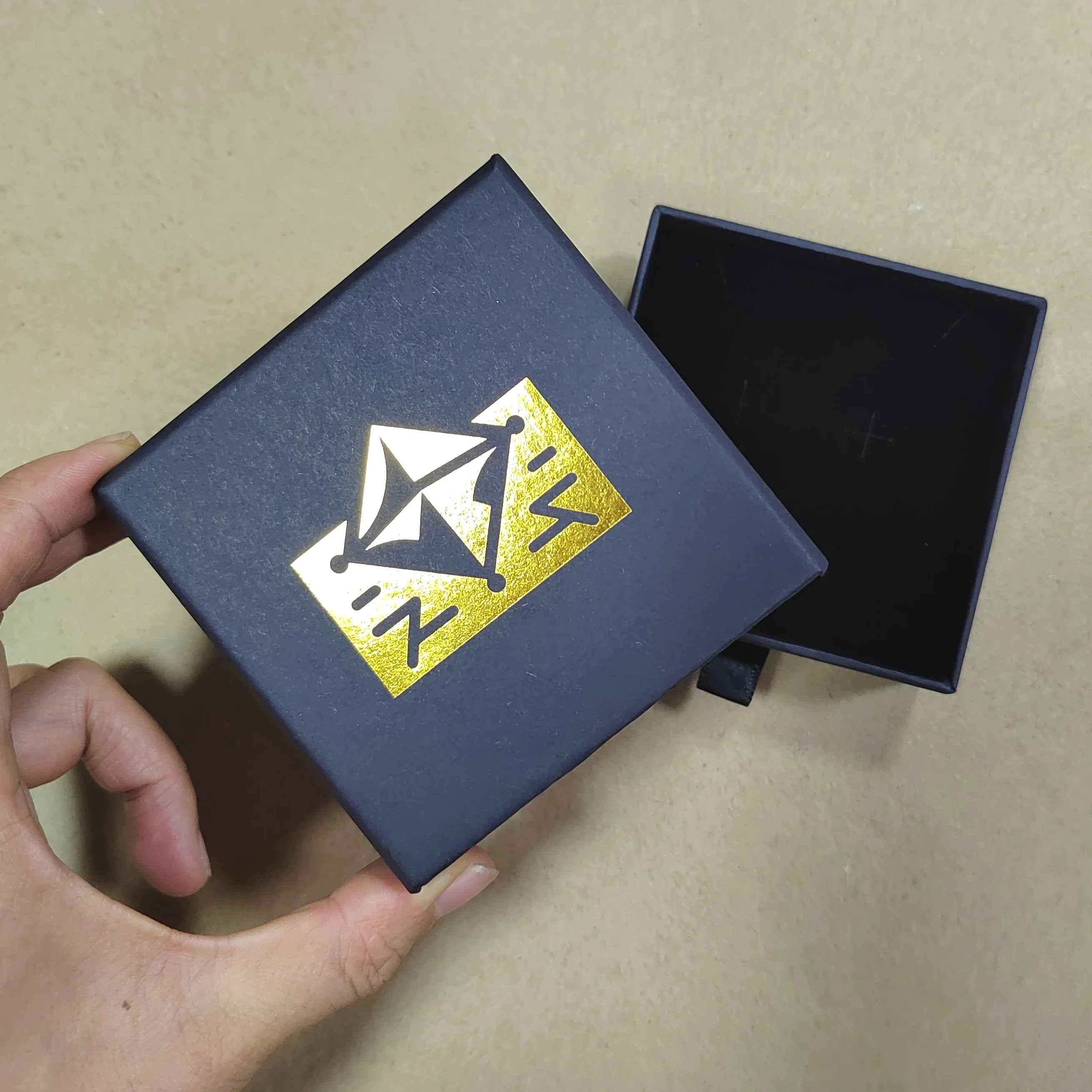Custom Luxury Paper Leather Small Jewelry Gift Box Mini Storage Packaging Box with logo