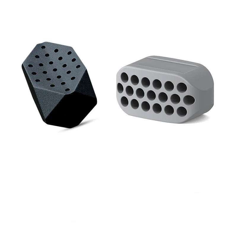 Face Fitness Ball & Facial Toner Exerciser Jawline Hive Pattern Design 3-resistance Levels Jaw Exerciser Tool Jawline Exerciser