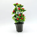 Hot Sale Artificial Fruits Desktop Mini Potted Bonsai Home Garden Christmas Party Decoration