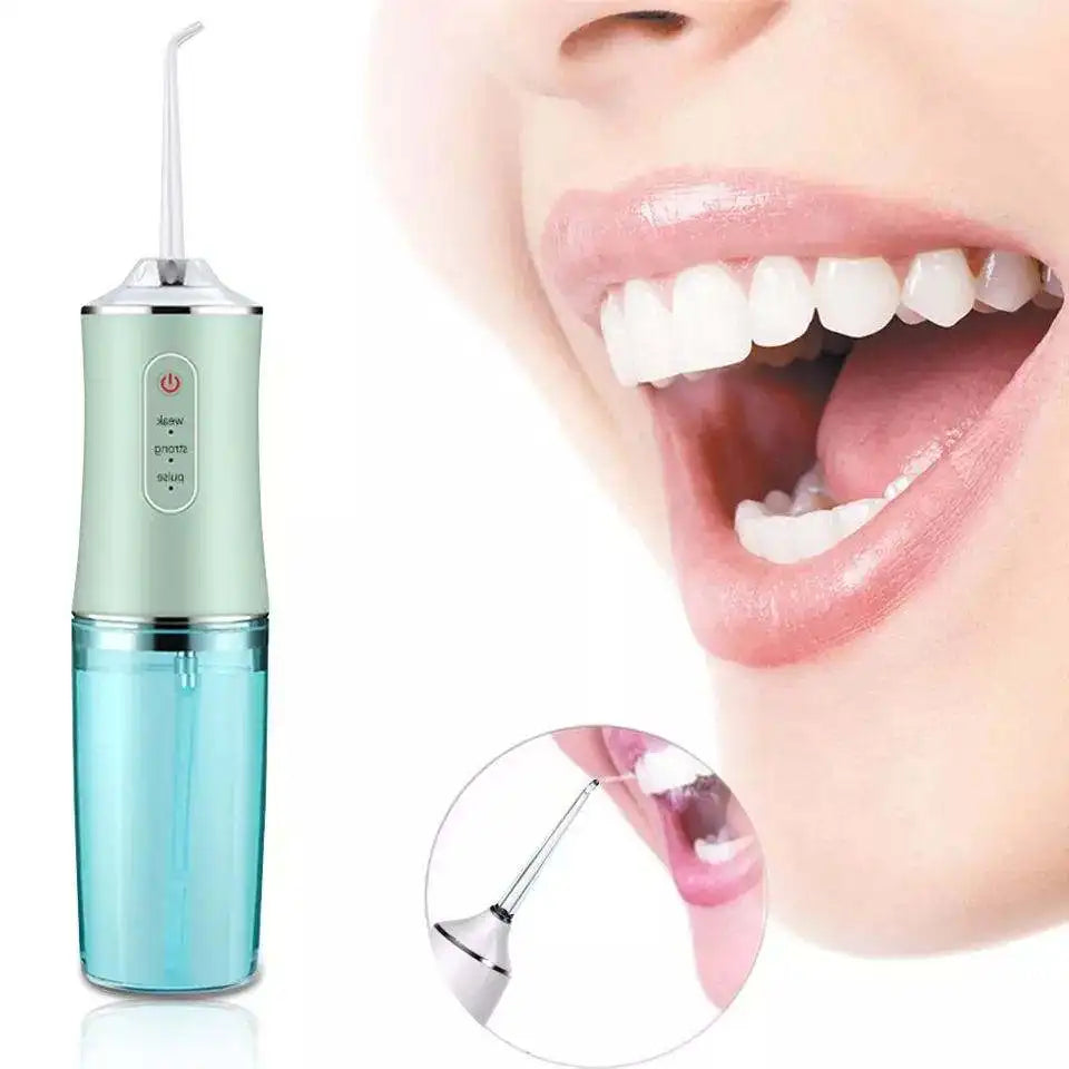 Oral Irrigator Tooth Scaler 3-speed Adjustment Water Flosser Portable Dental Water Jet 350ml Ipx6 Waterproof Teeth Cleaner