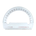 DB IMPA 471586 Industrial Grade ODM Marine Angle Degree Measuring Tools 180 DEG Half Plastic Standing Nautical Chart Protractor